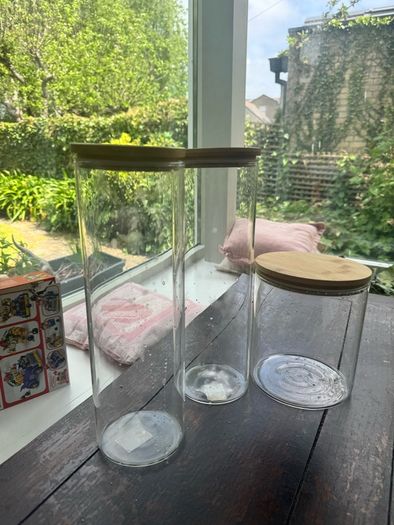 storage glass jars