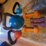 Home Gym Weights Set Kettlebells & Dumbbells 10kg, 8kg, 4kg, 3kg & 1kg Image 4