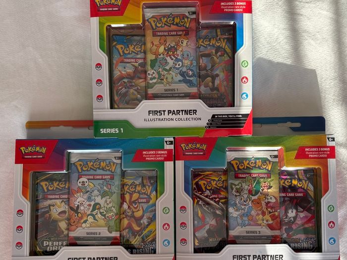 Pokemon First Partner Series 1, 2 & 3