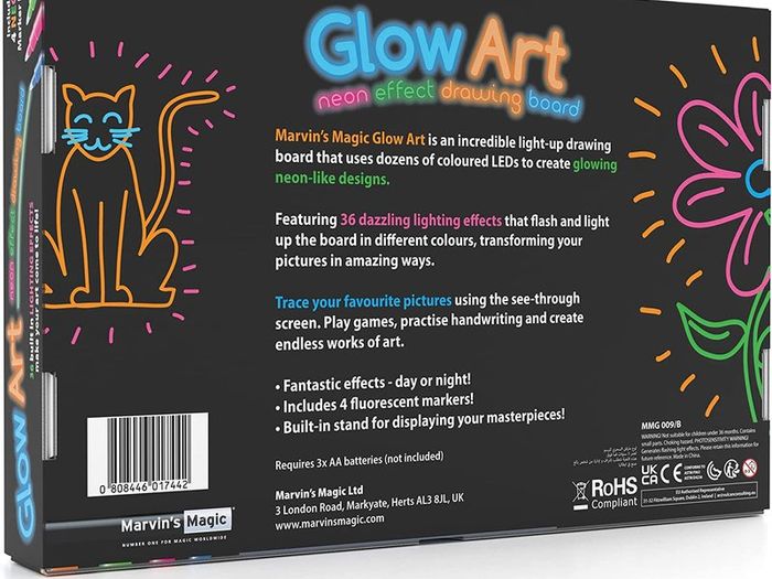 Glo Art Neon Effect Drawing Board