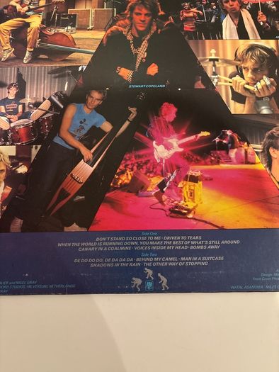vinyl original 1980's The police Zenyatta mondatta