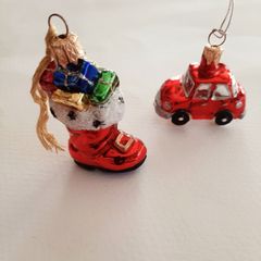 2026 Two small tree decorations