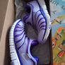 Nike dynamo purple runners, size UK2, eu 34, brand new in box Image 5