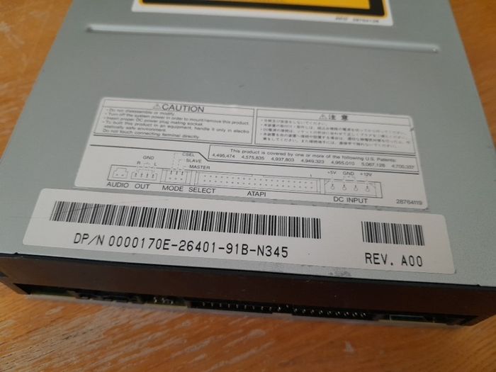 Toshiba SD-M1202 DVD-ROM Drive. CD Computer