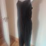 M&S casual Black strappy jumpsuit size UK18 EU46 Postage included Image 3