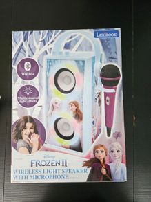 Frozen wireless speaker with microphone