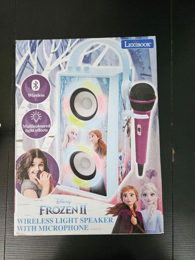 Frozen wireless speaker with microphone