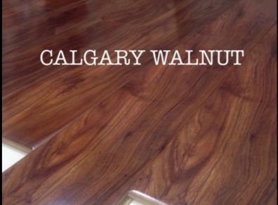 New 12mm High Gloss Calgary Walnut