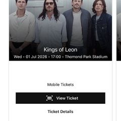 2x Standing Kings Of Leon - Thomond Park (01/07/2026)