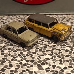 Lesney Matchbox Moko Ford Prefect and Ford US station wagon.