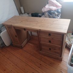 desk rustic solid wood