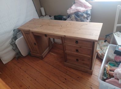 desk rustic solid wood