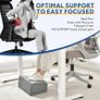 Foot Rest for Under Desk at Work, Adjustable Footrest for Office Chair & Gaming Chair,Ergonomic Footrest Pillow Desk Foot Stool with Washable Cover for Home, Airplane, Travel (Gray) Image 3