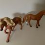 Schleich Pony Horse figures x 2 Chestnut Image 2
