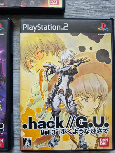 .hack G.U. Vol 1,2,3 Sony Playstation 2 PS2