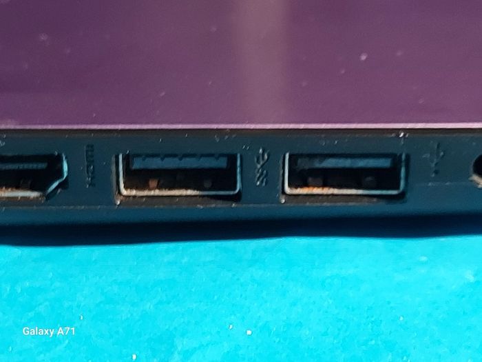 HP 15.6 inch Laptop, Purple, Model TPN-C125, Intel Pentium CPU 3825U, 1.9GHz, 4GB Ram, 300GB HDD, Windows 10, Microsoft Edge, Chrome, and VLC