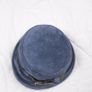 Coach Vintage Y2K Blue Suede Leather Buckle Detail Bucket Hat Size S Image 3