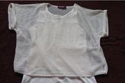 White Hollow Top Size 10