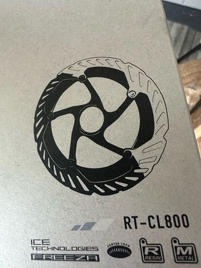 Shimano 203mm disc brake with adapter