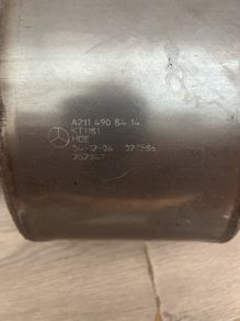 Mercedes e320 cdi catalytic converter kt1181