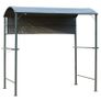 2.2 x 1.4m BBQ Shelter - Outdoor Grill Gazebo Canopy including Shelves, Hanging Hooks, and a Metal Frame, suitable for Garden Patio Backyard Image 10