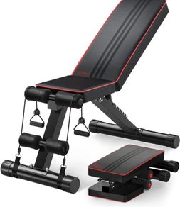 Adjustable Weight Bench - Utility Weight Benches for Full Body Workout, Foldable Incline/Decline Bench Press for Home Gym (FREE POSTAGE)