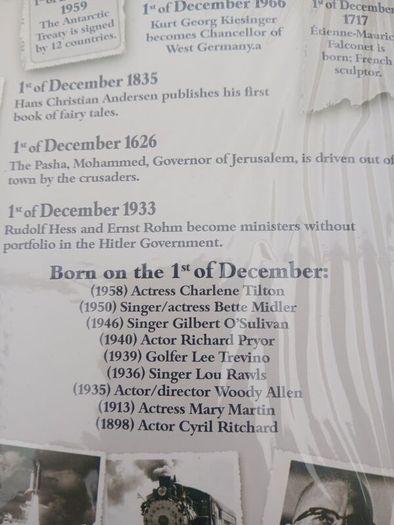 Birthday CardsBundle ,Educational & Interesting  Nov & December, Vintage Style