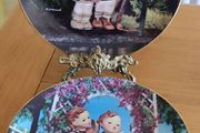Vintage 2 Wall plates Goebel &amp; Edwardian