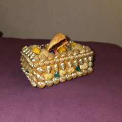 1970's Irish hand made Sea Shell Trinket Box
