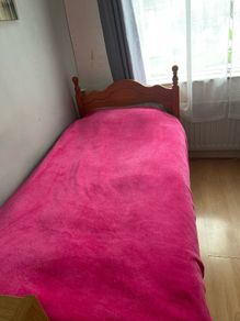 Fuchsia Velvet Throw 150cm x 200cm