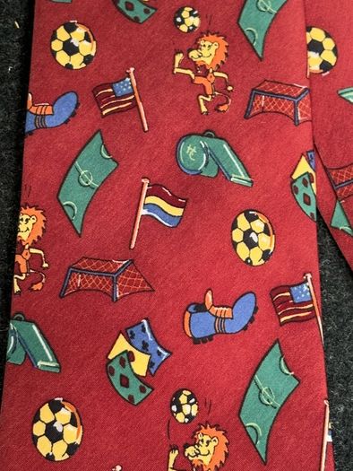 Vintage Holland Football Theme Tie