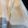 Cream, Beige, Brown Spot curtains 1.6m wide 2.2m drop Image 4