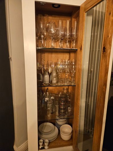 Solid Heavy Wood Display Cabinet
