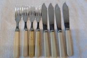 Vintage fish knives and forks