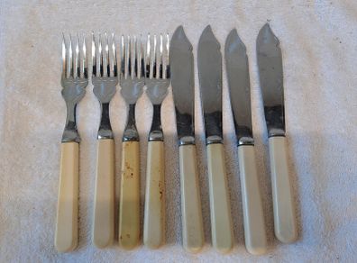 Vintage fish knives and forks