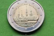 Latvia 2014 year Uncirculated 2 Euro coin.