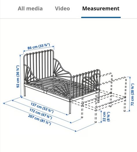 IKEA minnen kids bed