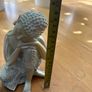 x3 Silver-finish meditating Buddha statues Image 7