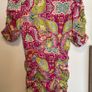 Retro Icone ruffle print dress size 10 medium New with tags Image 2