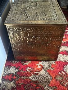 brass coal storage unit read full ad