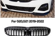 BMW 3 Series Black Front Shadowline Grille Grill For BMW G20 G21 2019-2022