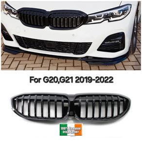 BMW 3 Series Black Front Shadowline Grille Grill For BMW G20 G21 2019-2022