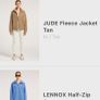 4th Arq Jude Fleece Jacket in Tan Image 9