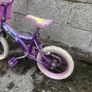 Purple Princess Kids Bike Image 3