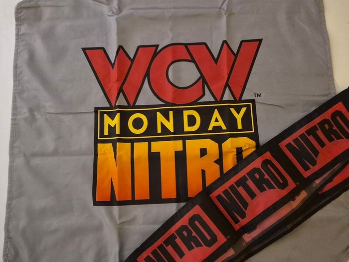 WWE WCW Monday Nitro Ring Skirts & Ring Mat Set