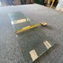 61 x 10mm Toughened Glass Shelves - 1185mm x 350mm Image 3