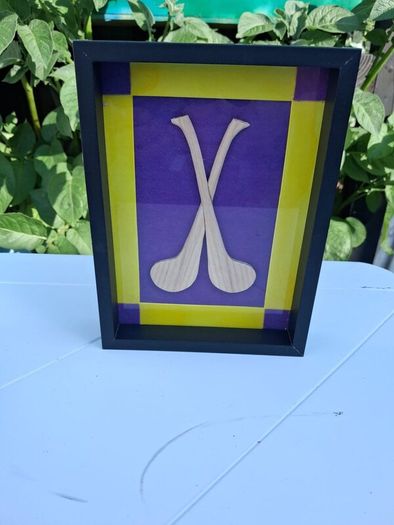 Handmade framed hurls