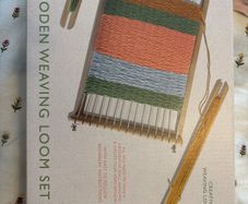 Wooden weaving loom set rrp 40E