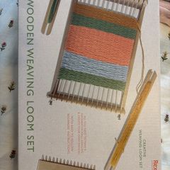 Wooden weaving loom set rrp 40E