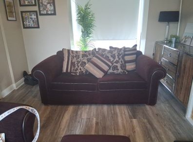 3 Seater, 2 Seater & foot stool